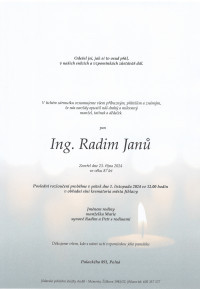 Ing. Radim Janů