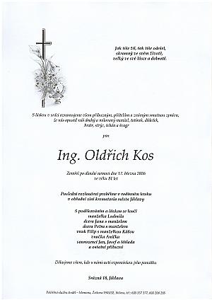 Ing. Oldřich Kos