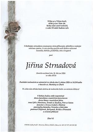 Jiřina Strnadová