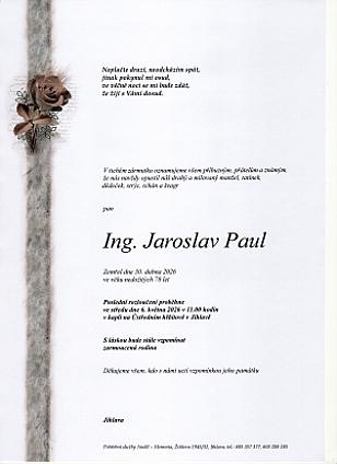 Ing. Jaroslav Paul
