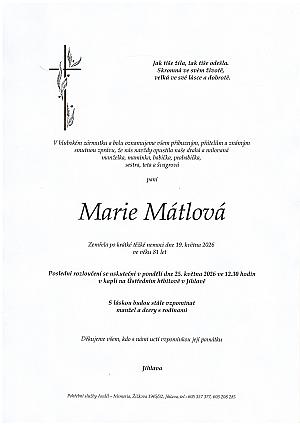 Marie Mátlová