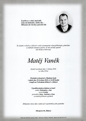 Matěj Vaněk