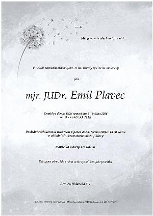 mjr. JUDr. Emil Plavec