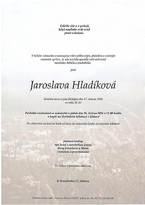 Jaroslava Hladíková
