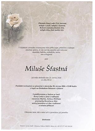Miluše Šťastná