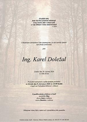 Ing. Karel Doležal
