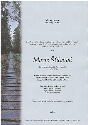Marie Šťávová