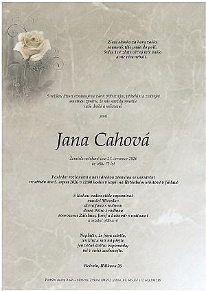 Jana Cahová