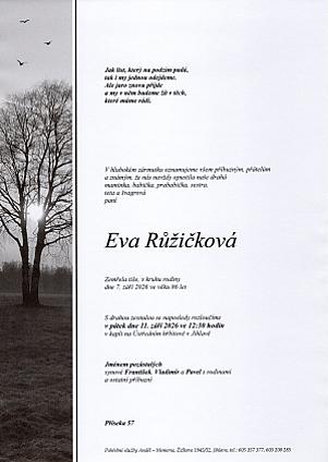 Eva Růžičková