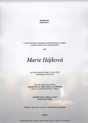 Marie Hájková